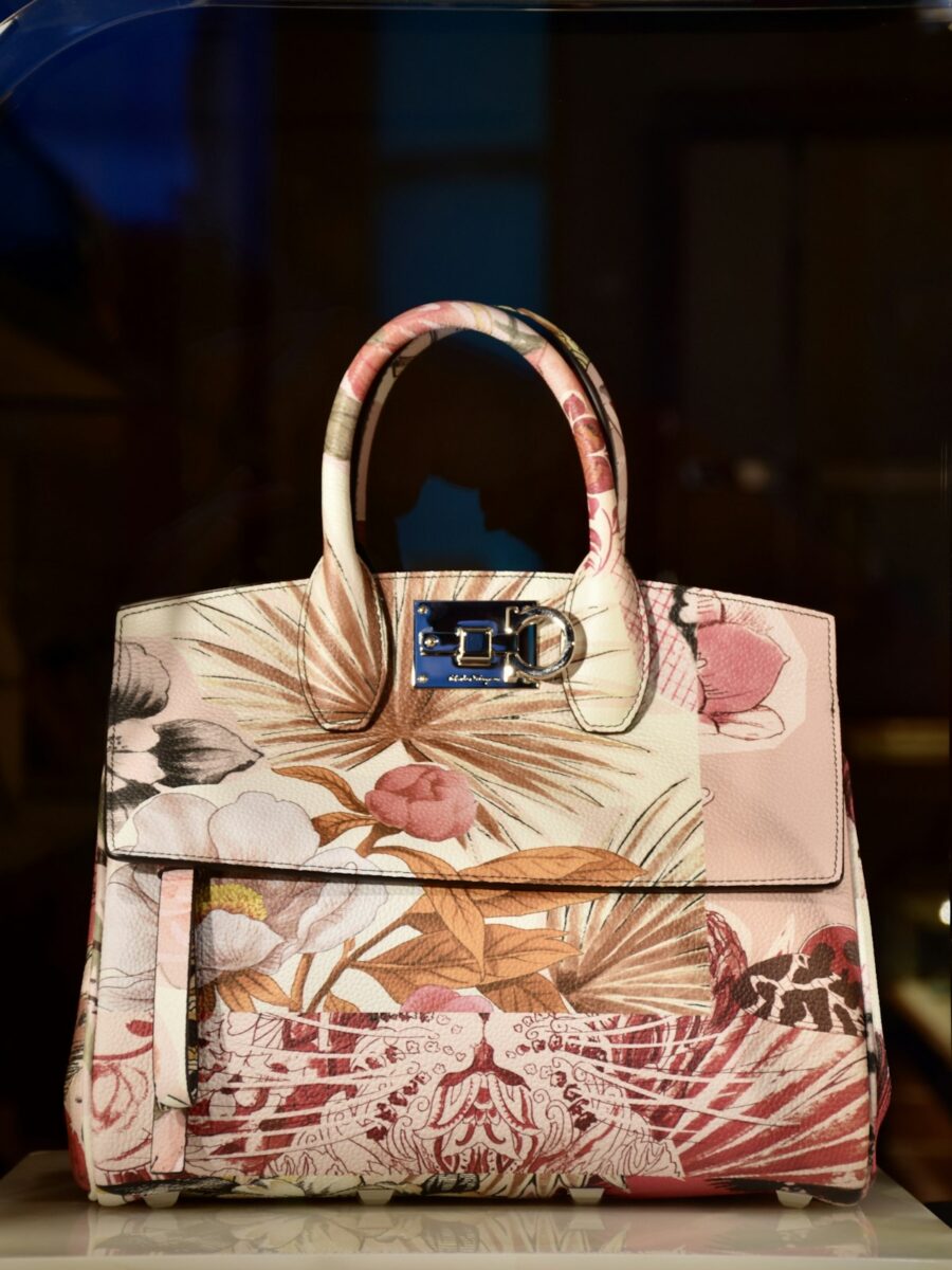Timeless luxury leather bags — classic structured leather handbag in camel